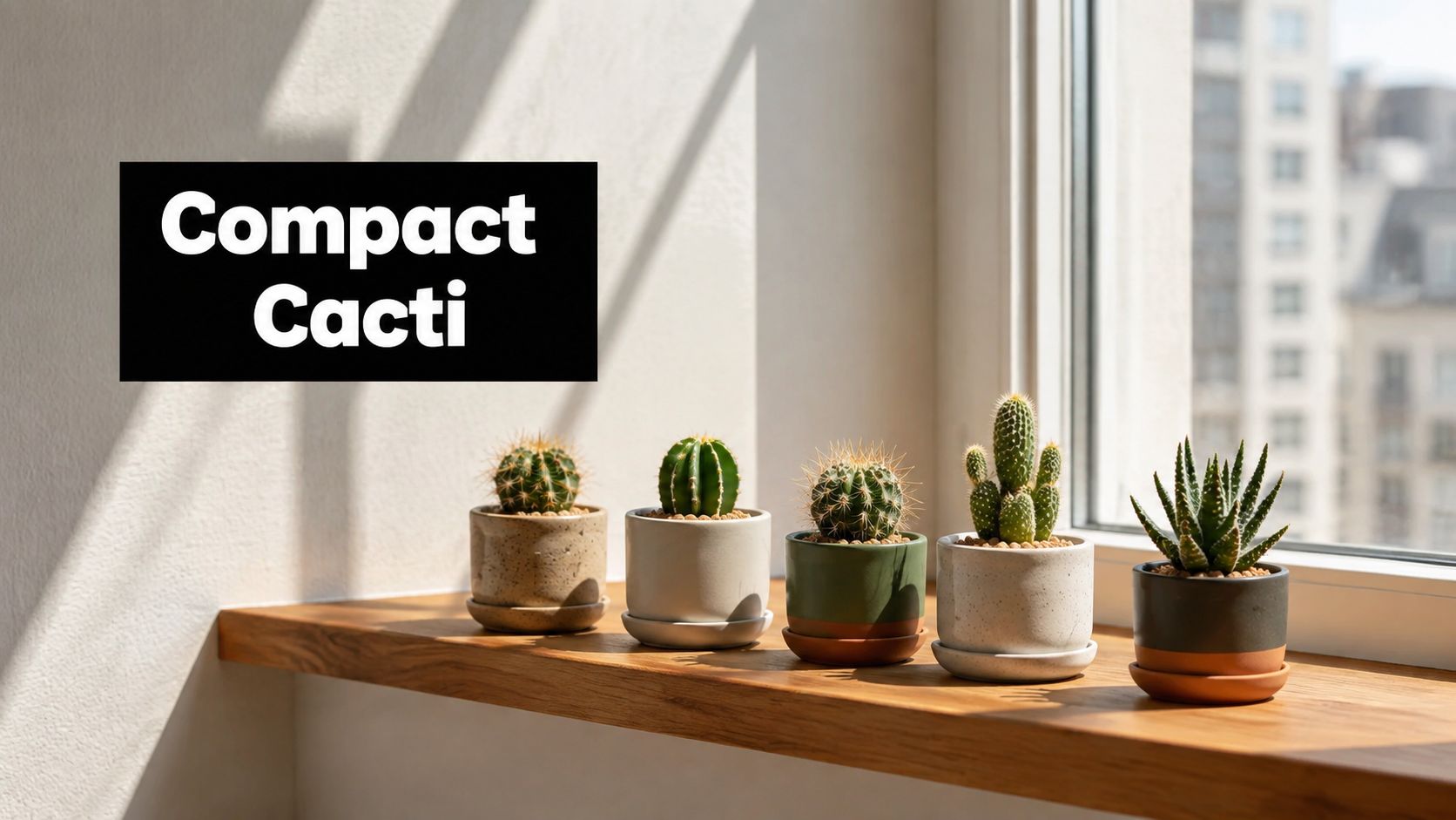 Best Cactus for Narrow Spaces That Actually Stay Compact