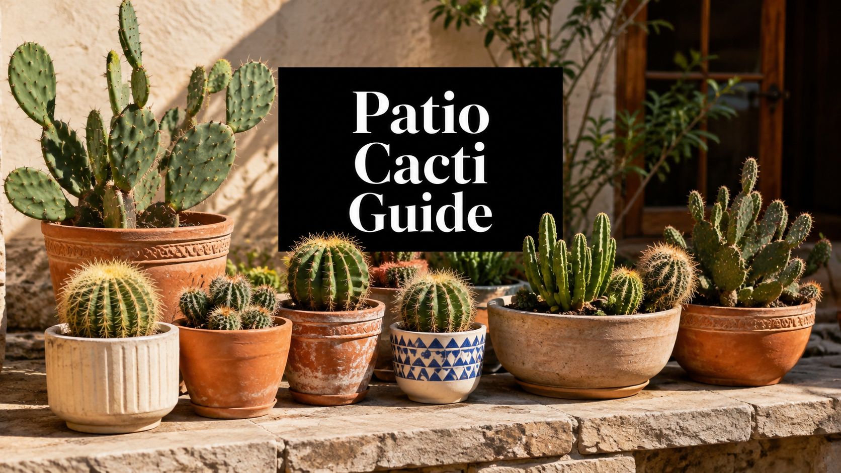 Best Cactus for Patio Containers: Selection and Care Guide