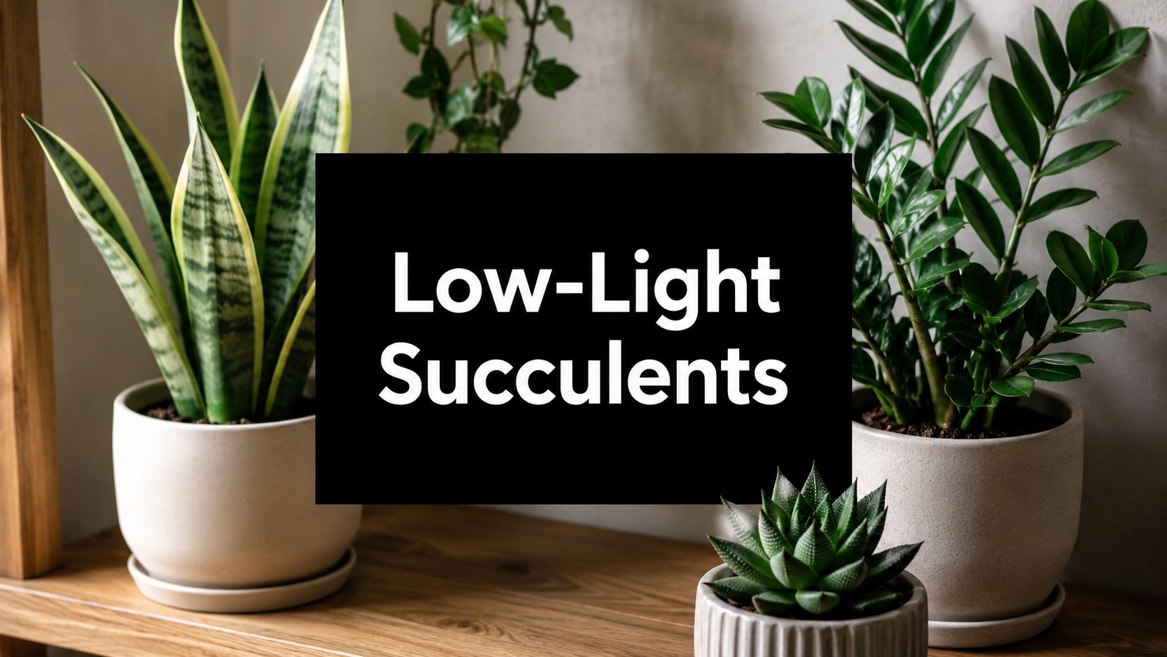 Best Succulents for Low Light: 7 Resilient Choices