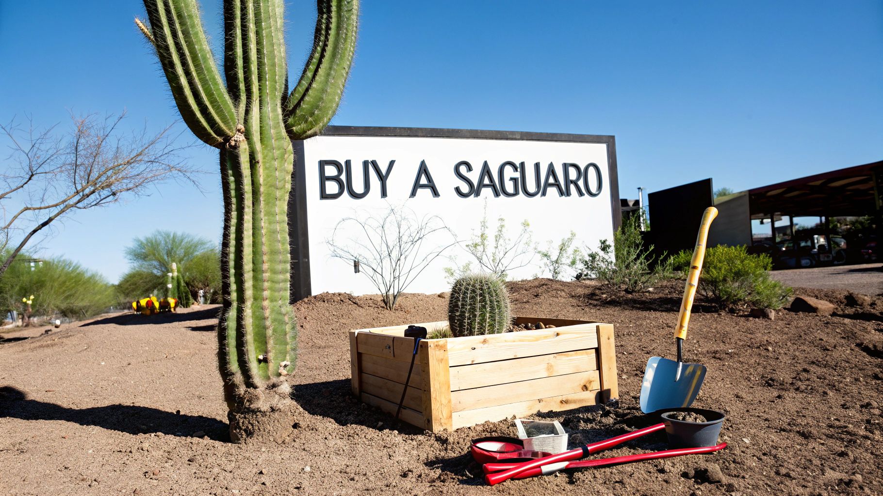 Buy a saguaro cactus: Permits and desert planting tips - buy a saguaro cactus