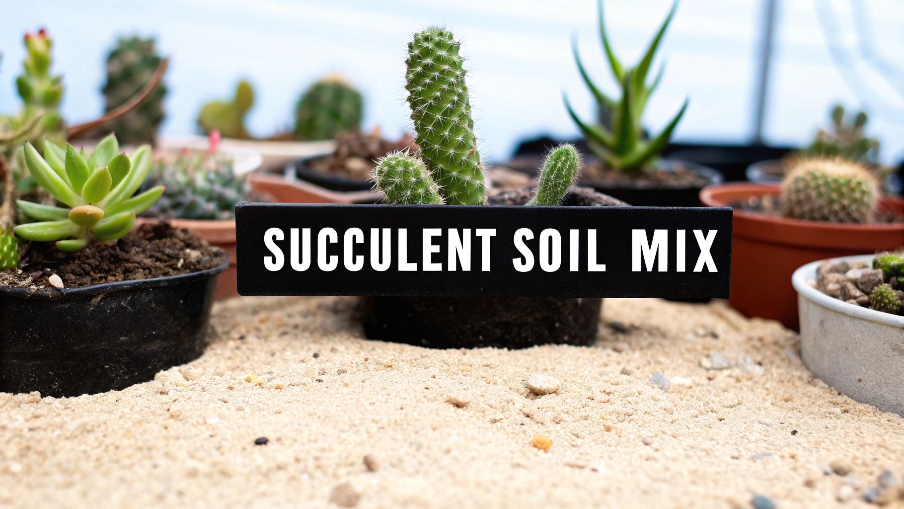 Explore the cactus succulent soil mix: DIY Guide for Thriving Plants