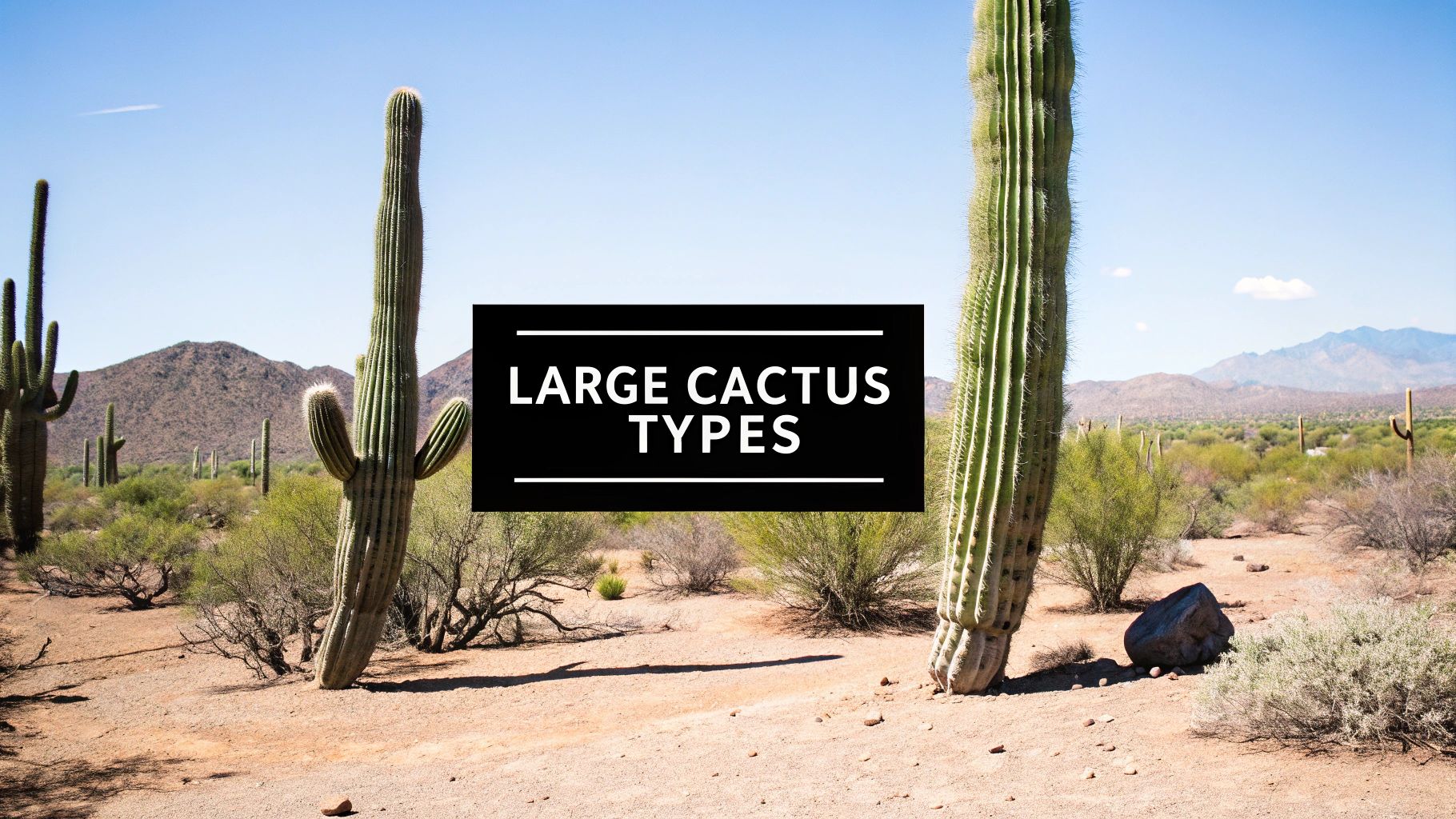 Types of Large Cactus Plants for Your Garden