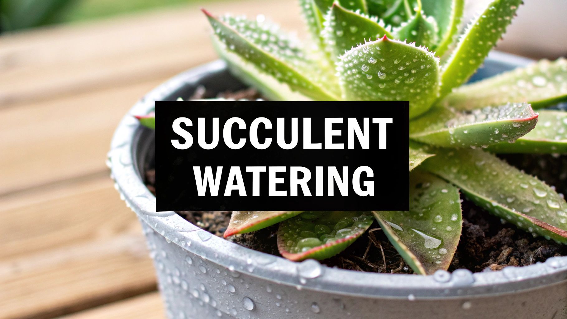 how much water for a succulent: a simple, proven guide