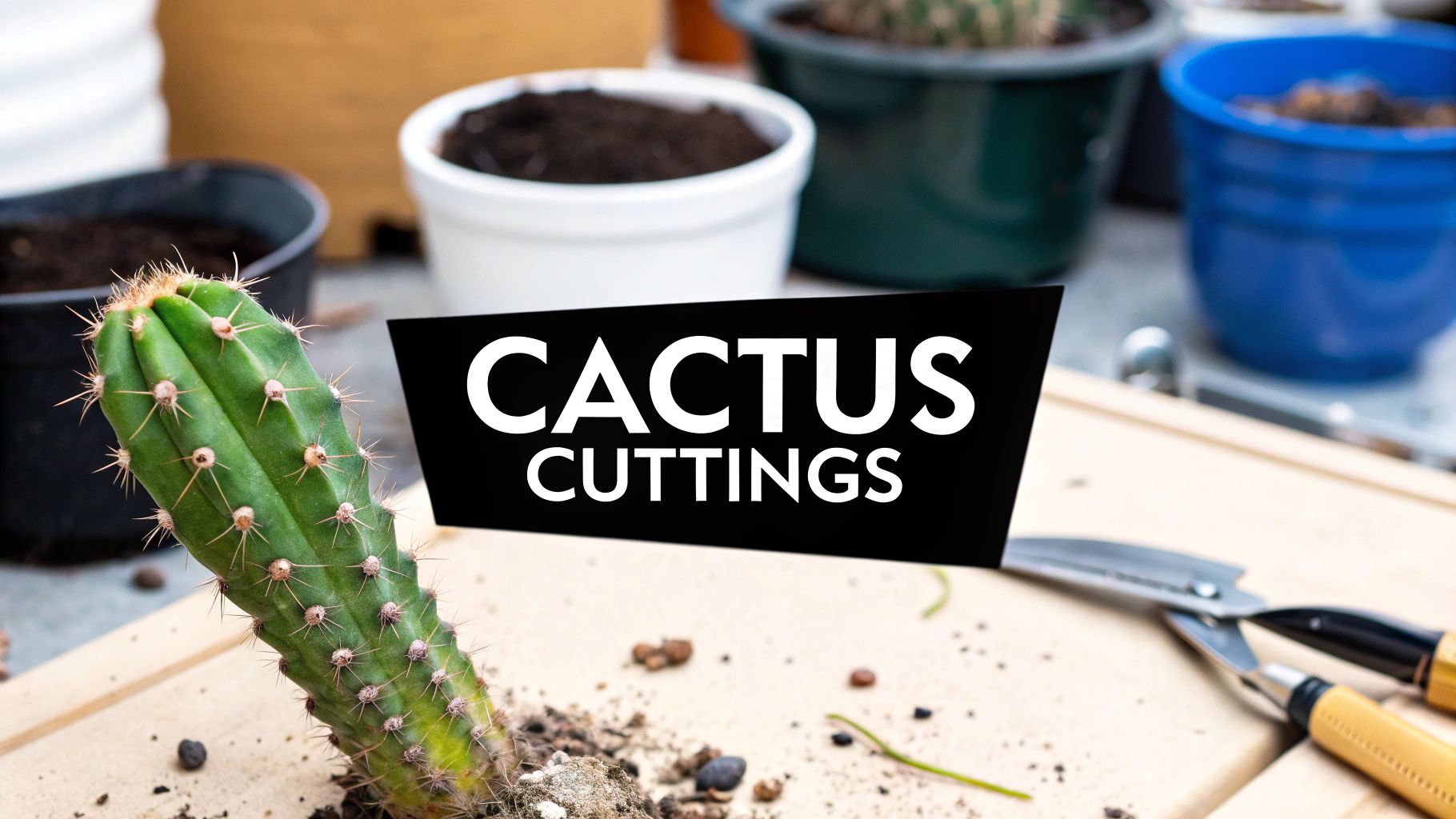 How to Propagate Cactus From Cuttings