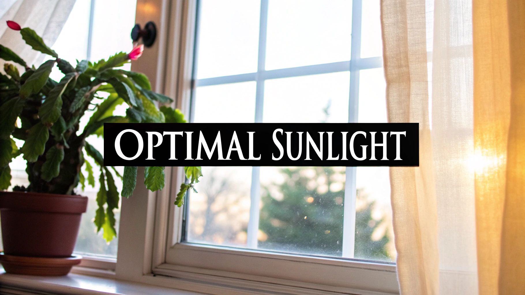 How Much Sunlight Does a Christmas Cactus Need for Best Blooms