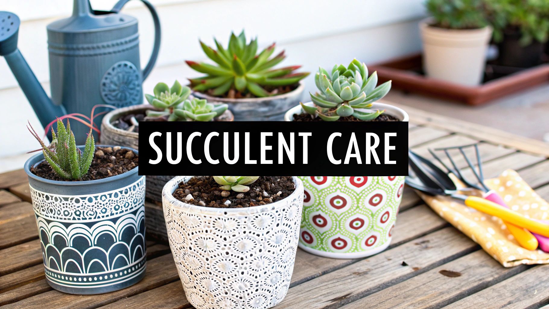 Succulent Plant Care Guide for Healthy Growth