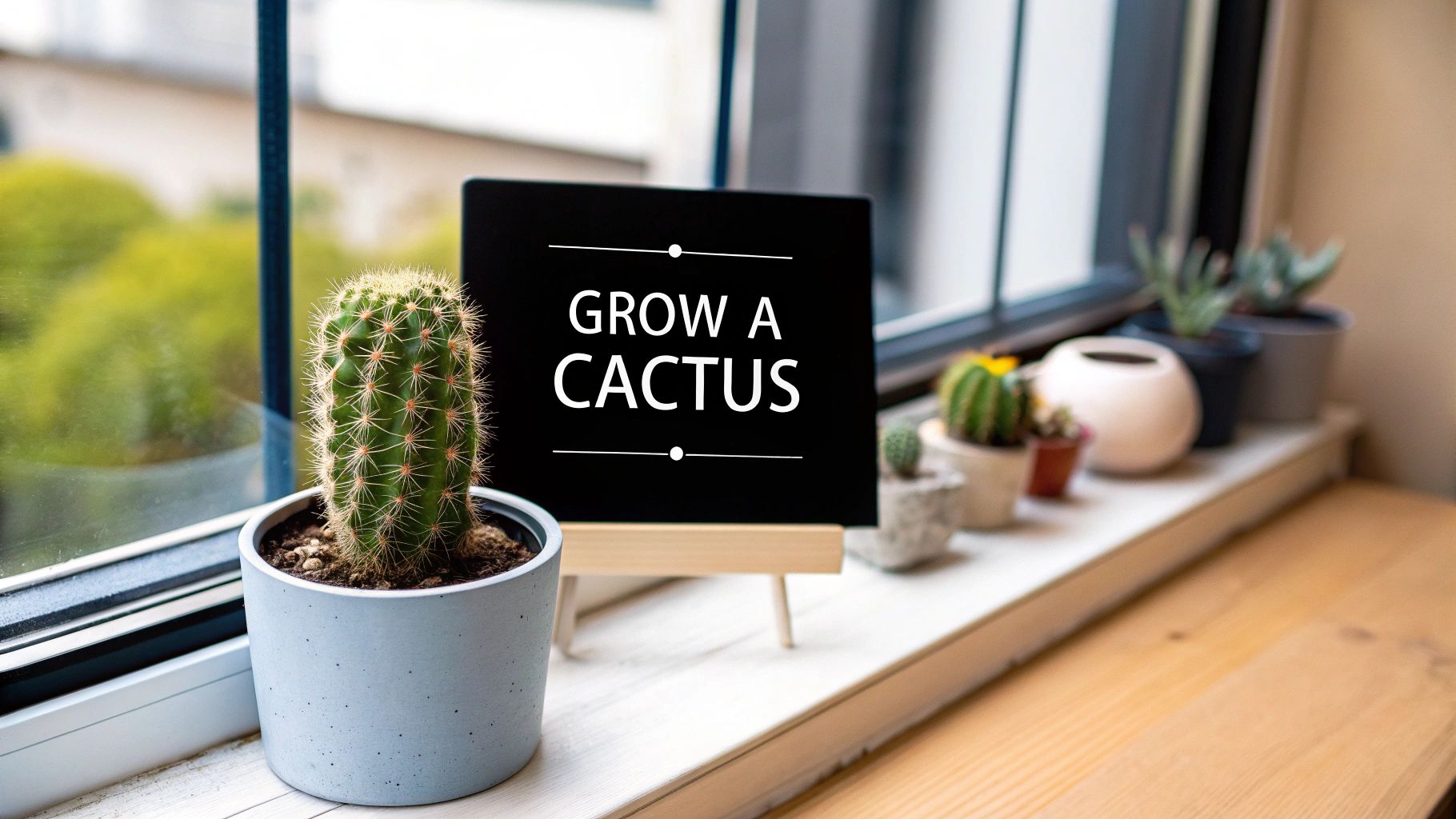 A Beginner's Guide to Grow a Cactus Indoors