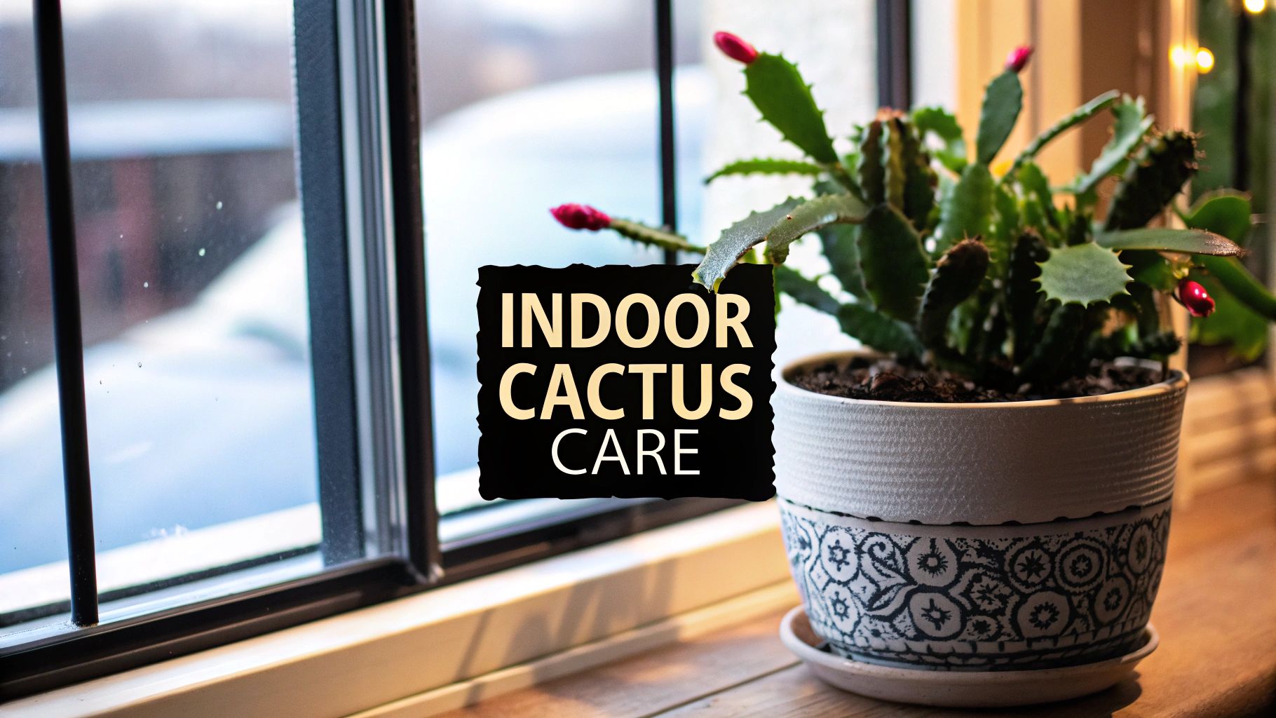how to care for a christmas cactus indoors: Tips for blooms