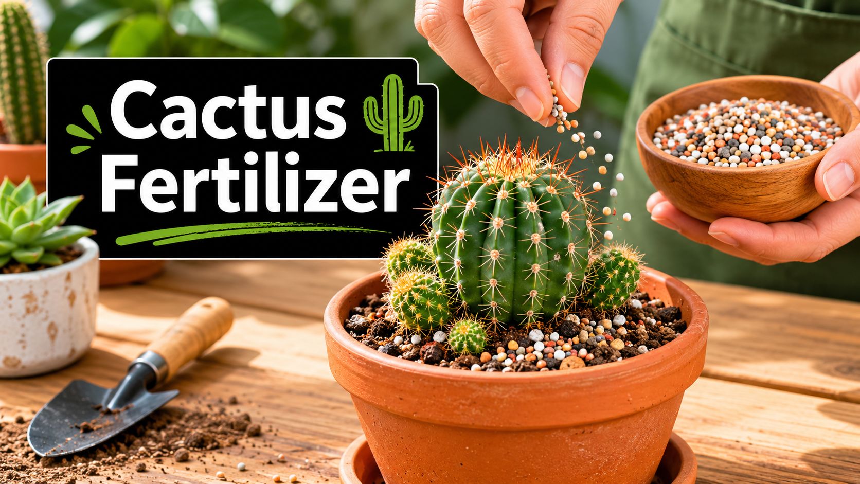 Cactus Fertilizer Application: A Step-by-Step Guide