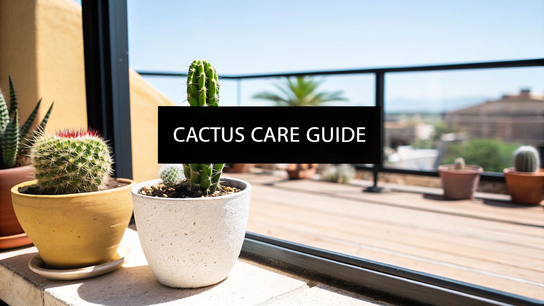 A Modern Guide to Growing a Cactus Indoors and Out