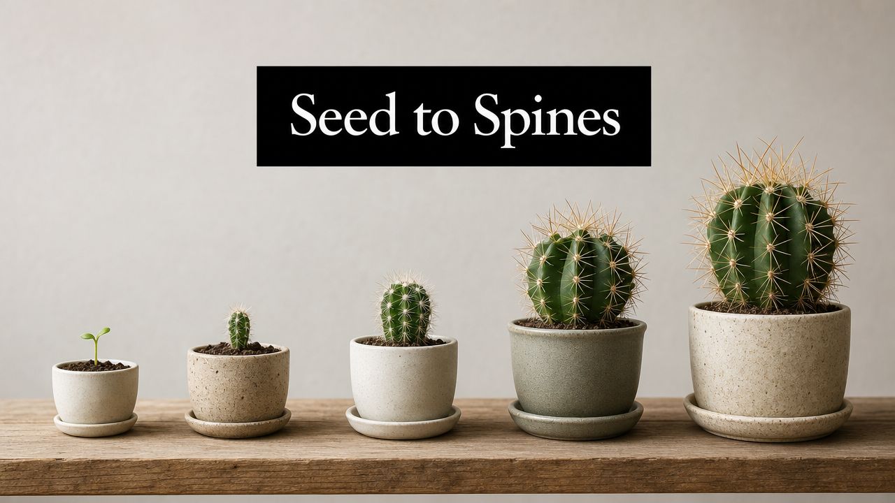 The Life Cycle of a Cactus: From Seed to Spines