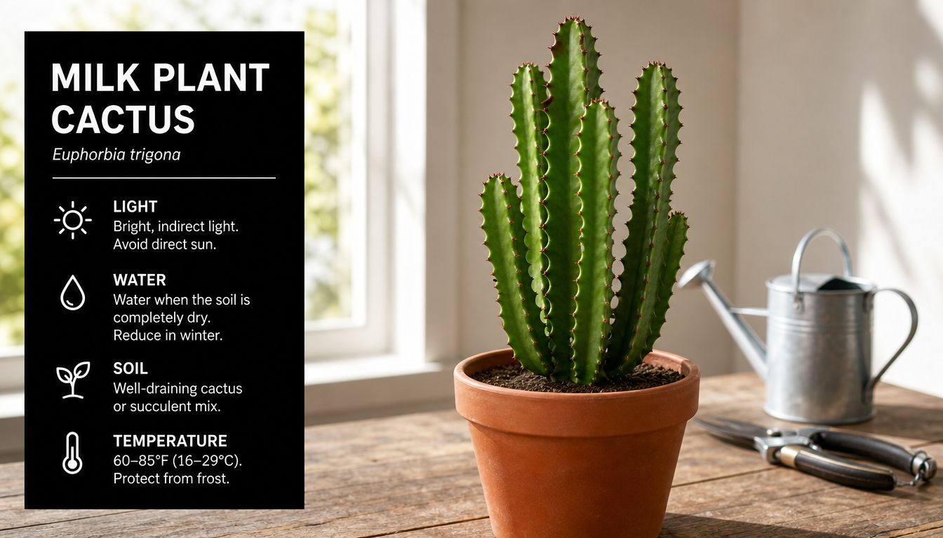 Milk Plant Cactus Your Complete Care and ID Guide