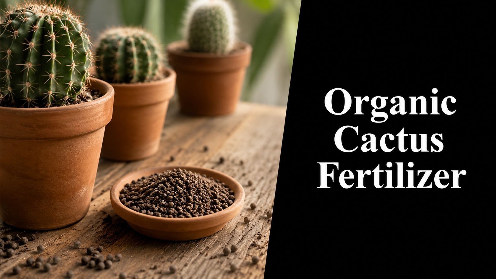 Organic Cactus Fertilizer: The Complete 2026 Guide