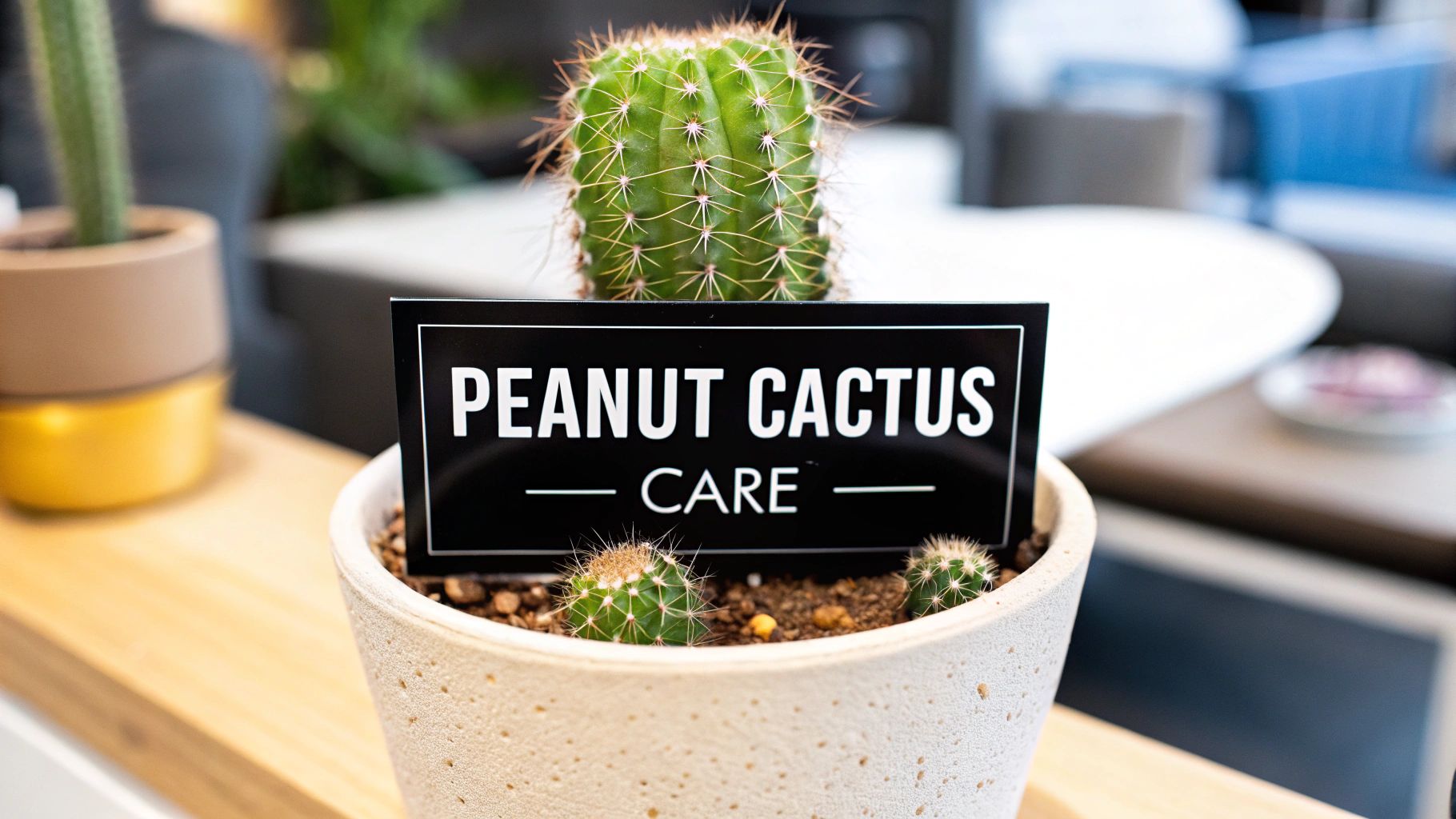 A Beginner's Guide to Flawless Peanut Cactus Care