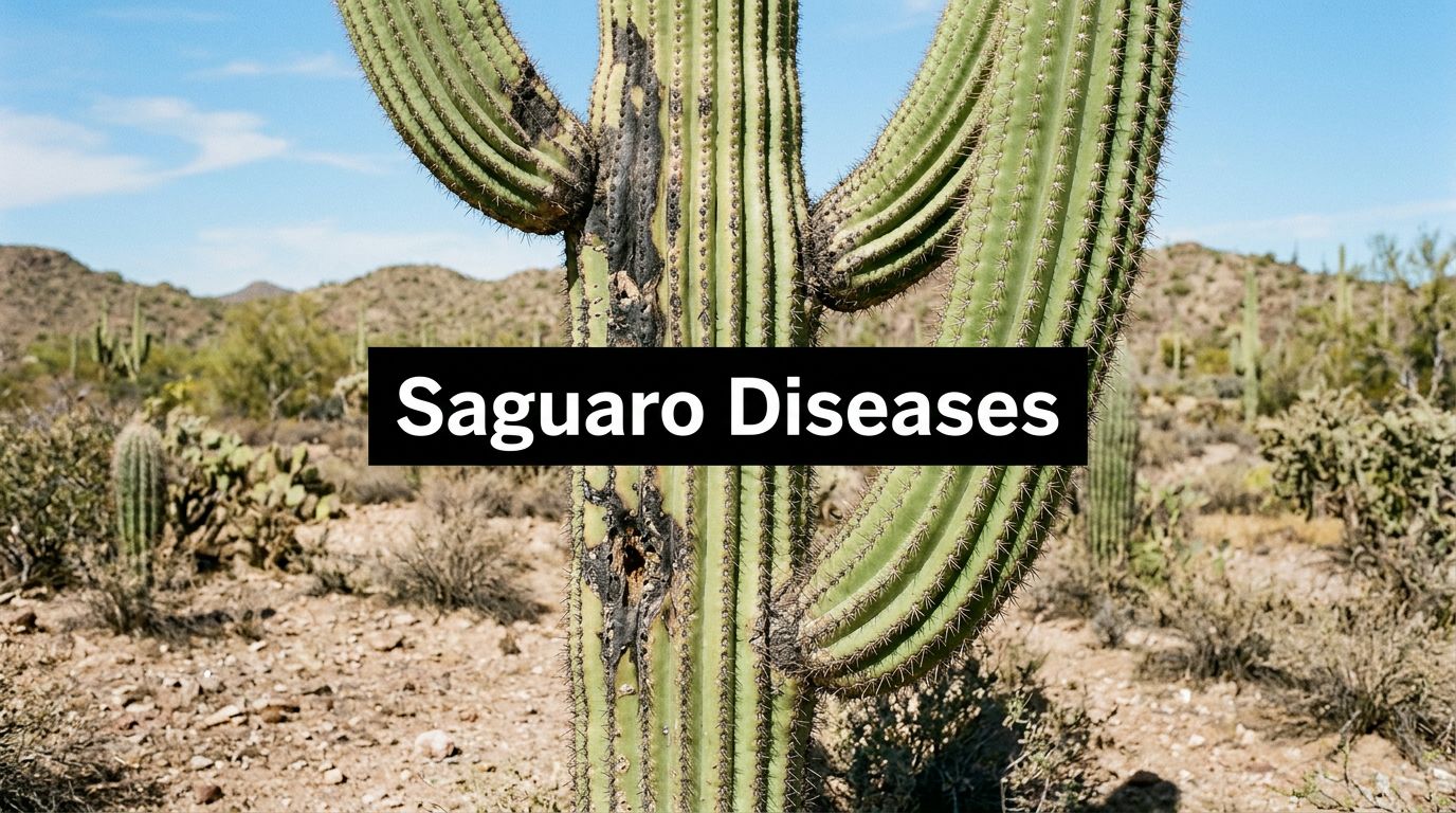 Saguaro Cactus Diseases: Diagnosis, Treatment, and Care