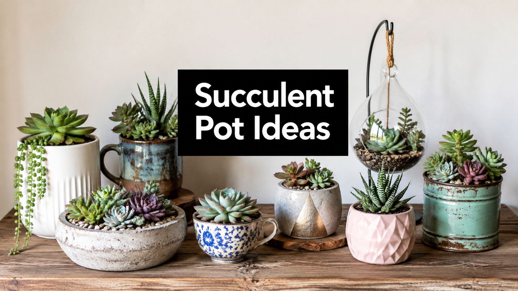 8 Best Succulent Pot Ideas for a Stunning Display