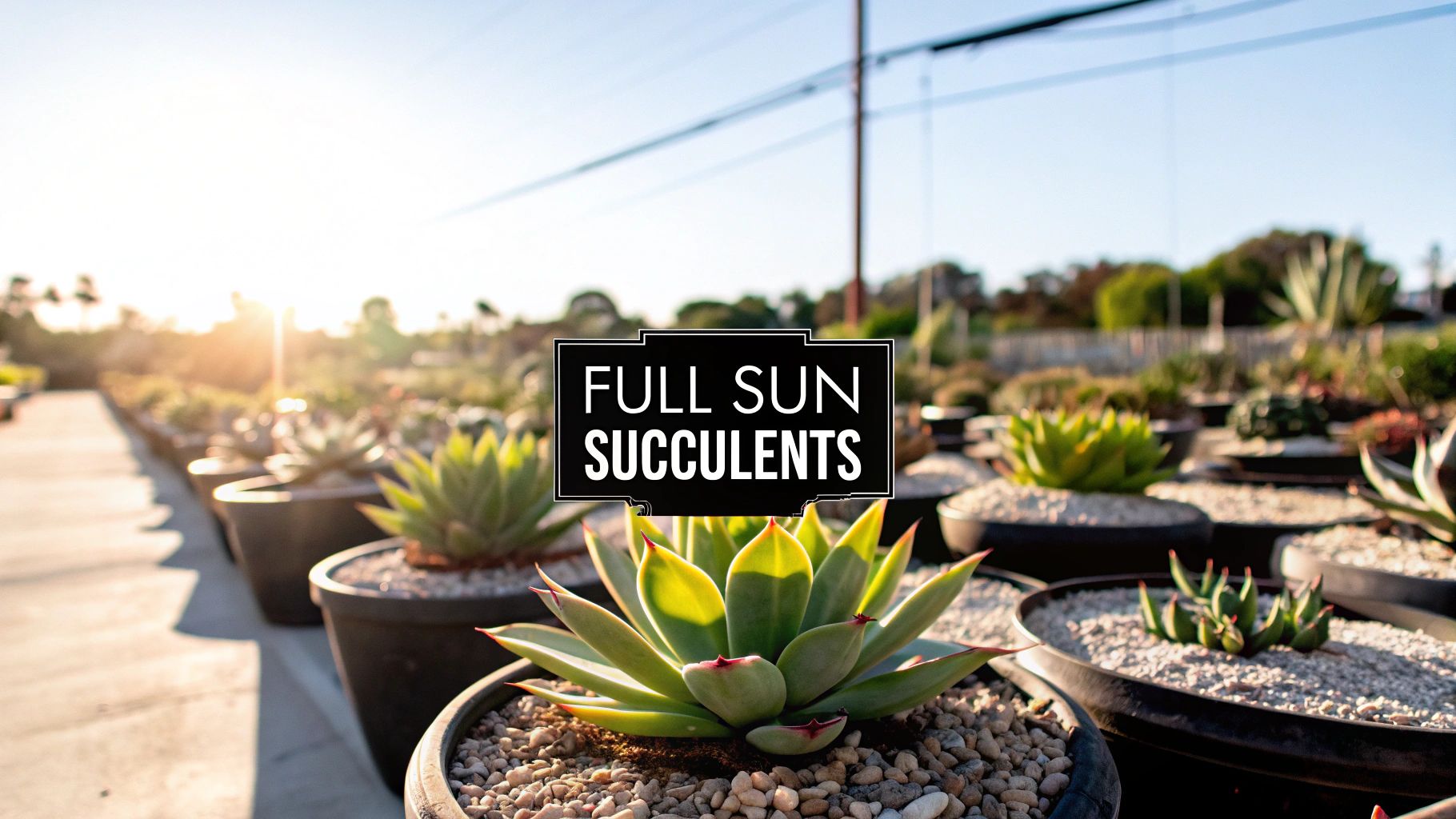 Guide to succulents full sun: Thrive in bright, sun-filled gardens