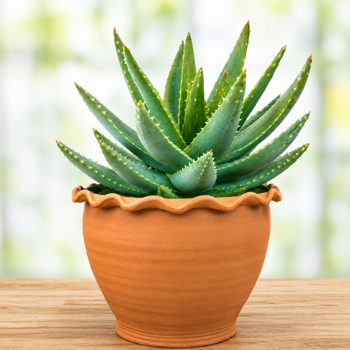 Aloe brevifolia live plant highlighting its short pointed leaves and dense sculptural form.