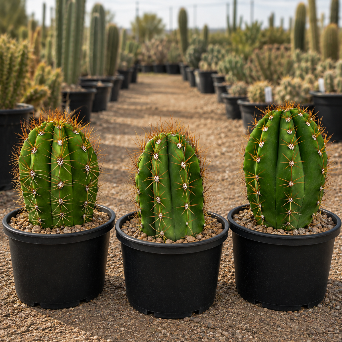 South American Saguaro specimen with strong vertical growth and defined ribs.