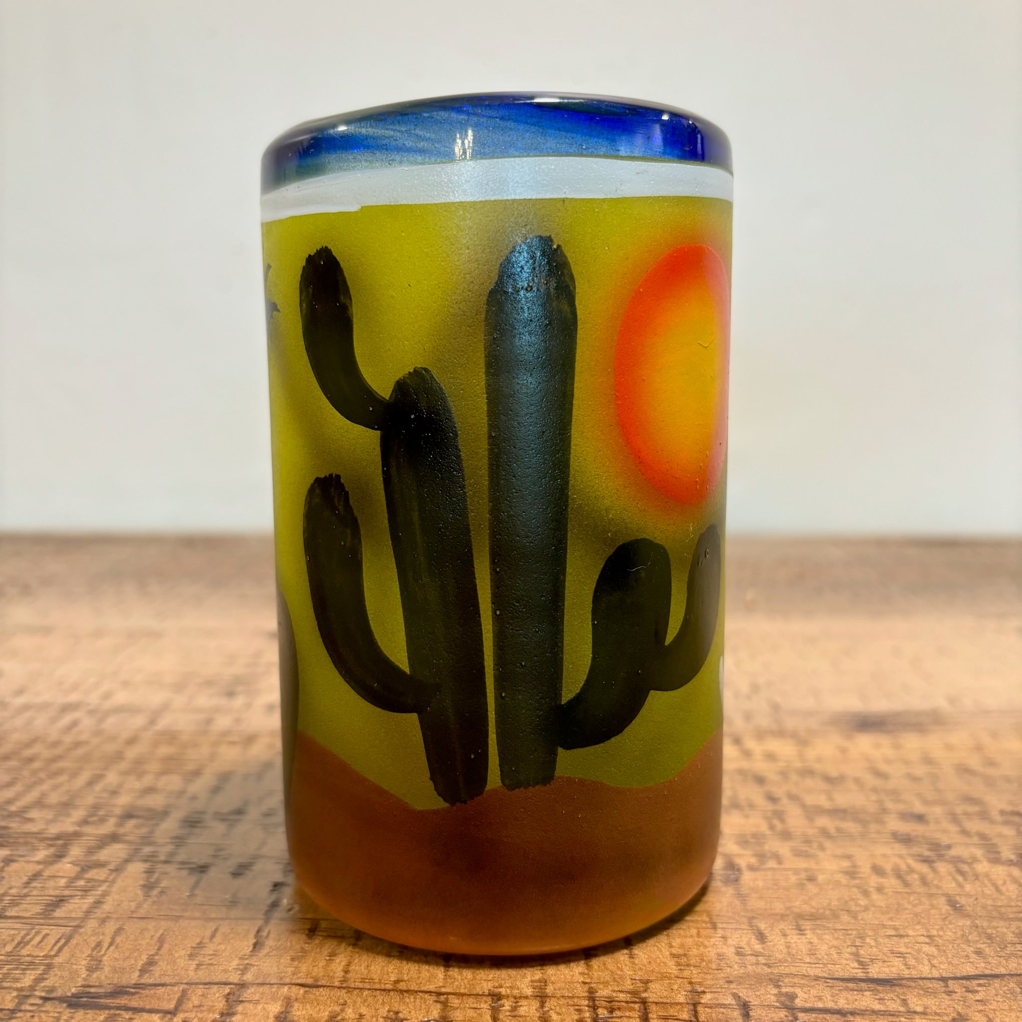 Southwest Saguaro Inspired Drinking Glasses For Sale Online