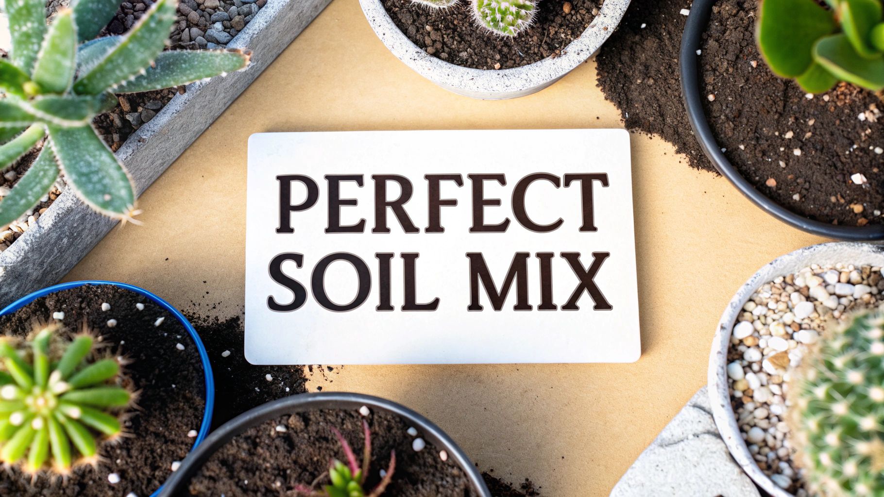 The Perfect Cactus And Succulent Soil Mix Guide