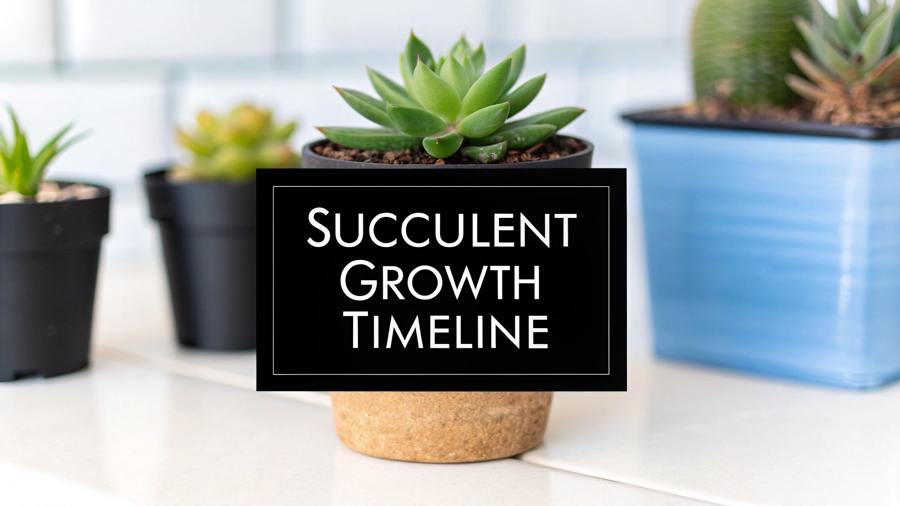 How long do succulents take to grow: A quick guide - The Cactus Outlet