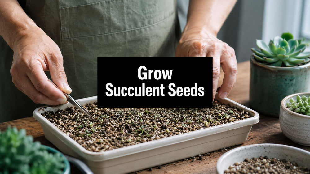 How to Grow Succulent Seeds: A Beginner's Guide - The Cactus Outlet