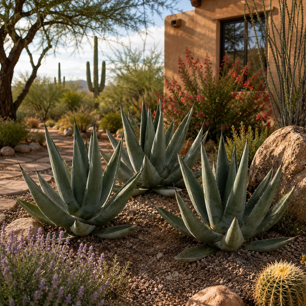 Sharkskin Agave for Sale | Textured Blue Agave - The Cactus Outlet