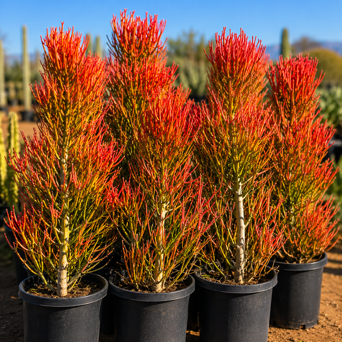 Euphorbia tirucalli 'Firesticks' live plant, alternate product view 1